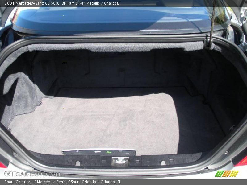 Brilliant Silver Metallic / Charcoal 2001 Mercedes-Benz CL 600
