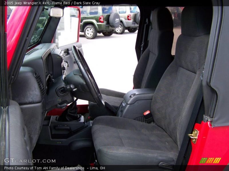 Flame Red / Dark Slate Gray 2005 Jeep Wrangler X 4x4