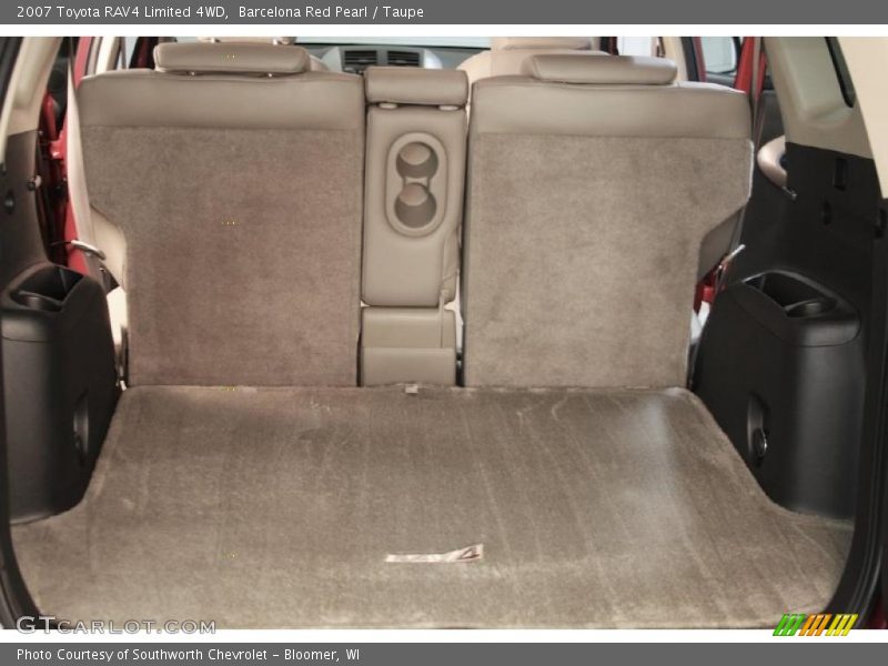 Barcelona Red Pearl / Taupe 2007 Toyota RAV4 Limited 4WD