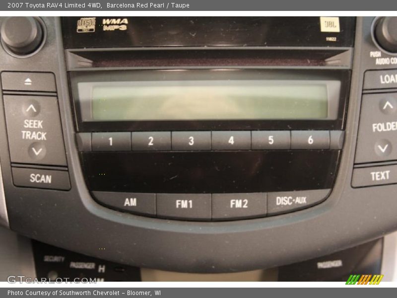 Barcelona Red Pearl / Taupe 2007 Toyota RAV4 Limited 4WD