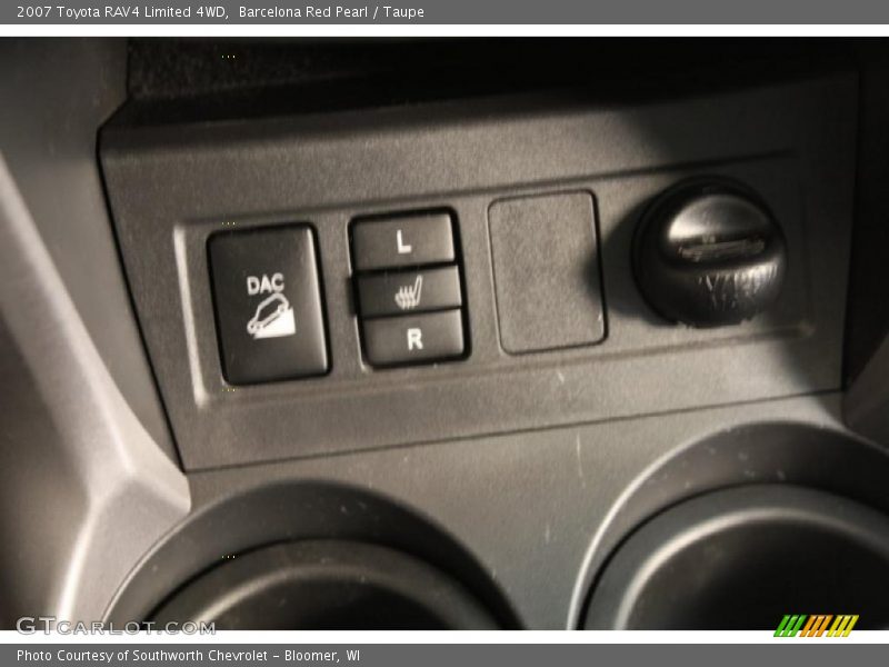 Barcelona Red Pearl / Taupe 2007 Toyota RAV4 Limited 4WD
