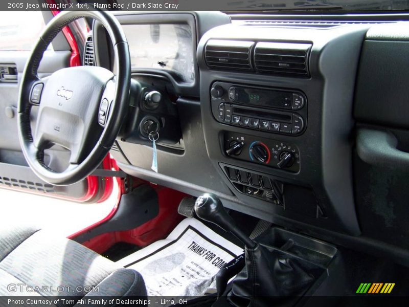 Flame Red / Dark Slate Gray 2005 Jeep Wrangler X 4x4