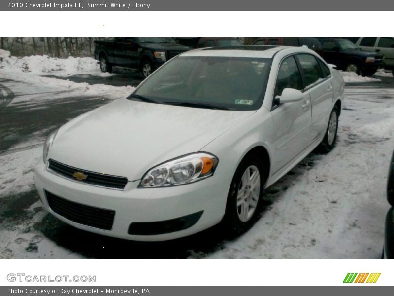 Summit White / Ebony 2010 Chevrolet Impala LT
