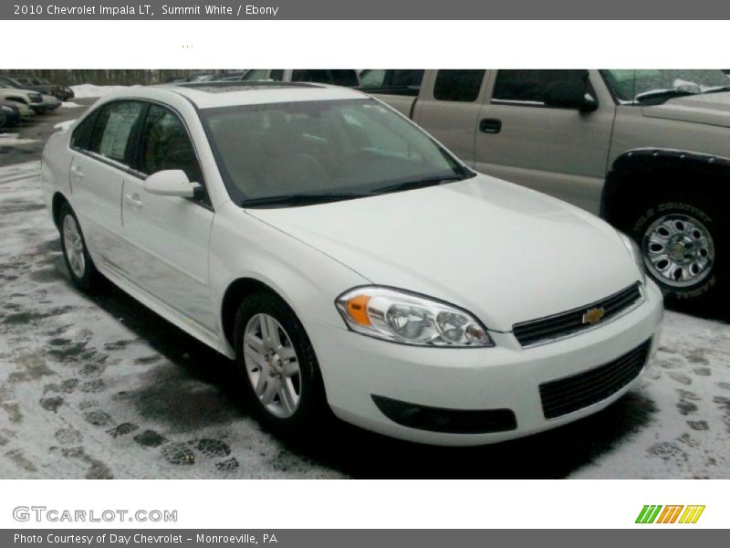 Summit White / Ebony 2010 Chevrolet Impala LT
