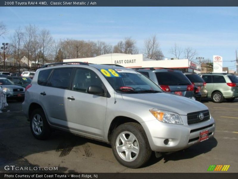 Classic Silver Metallic / Ash 2008 Toyota RAV4 4WD