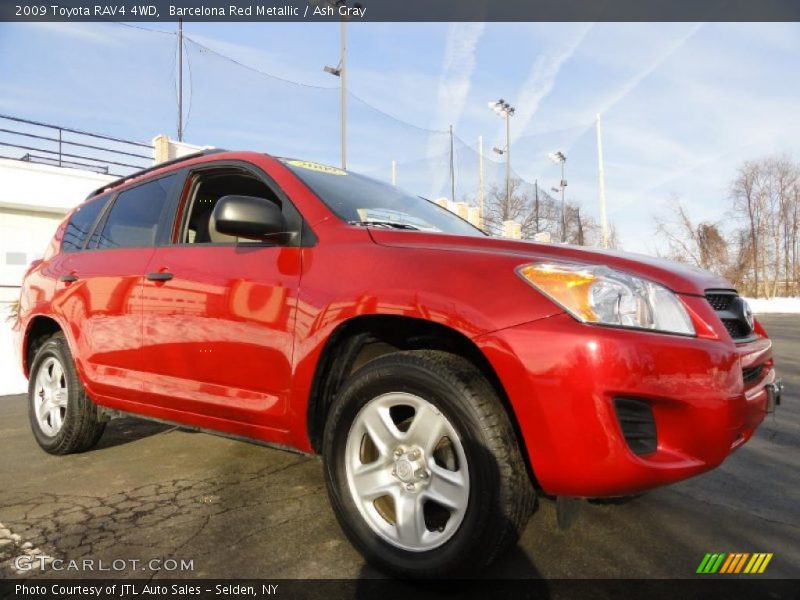Barcelona Red Metallic / Ash Gray 2009 Toyota RAV4 4WD