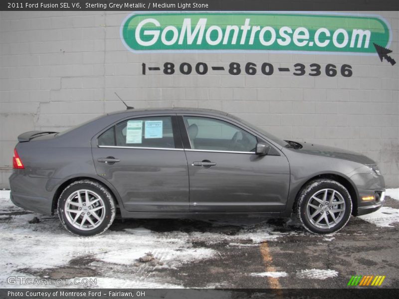 Sterling Grey Metallic / Medium Light Stone 2011 Ford Fusion SEL V6