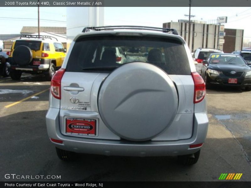 Classic Silver Metallic / Ash 2008 Toyota RAV4 4WD