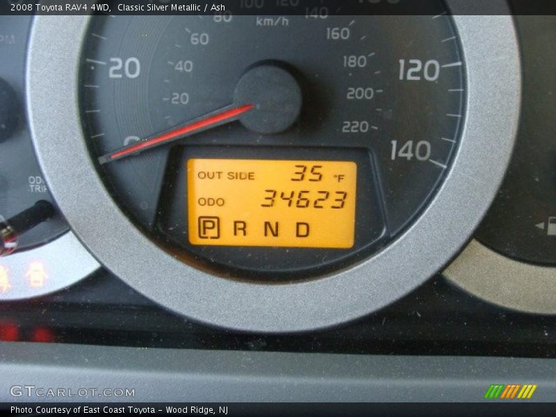 Classic Silver Metallic / Ash 2008 Toyota RAV4 4WD