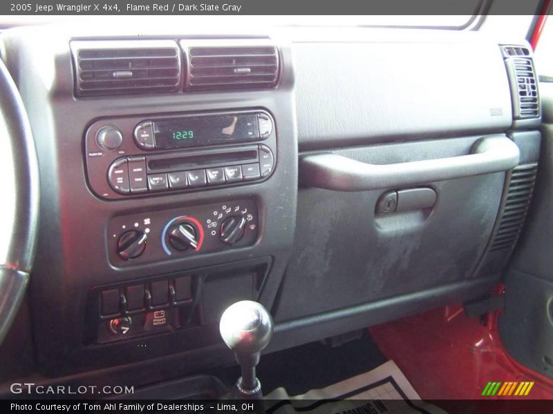 Flame Red / Dark Slate Gray 2005 Jeep Wrangler X 4x4