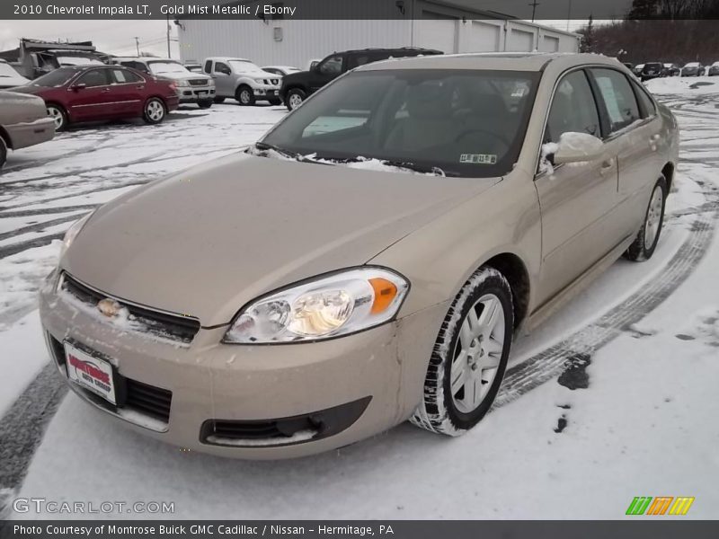 Gold Mist Metallic / Ebony 2010 Chevrolet Impala LT