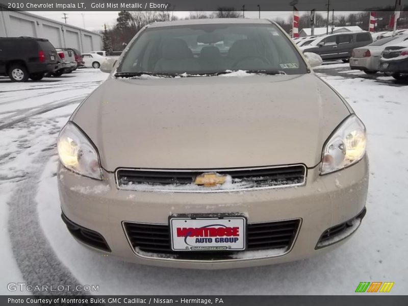 Gold Mist Metallic / Ebony 2010 Chevrolet Impala LT