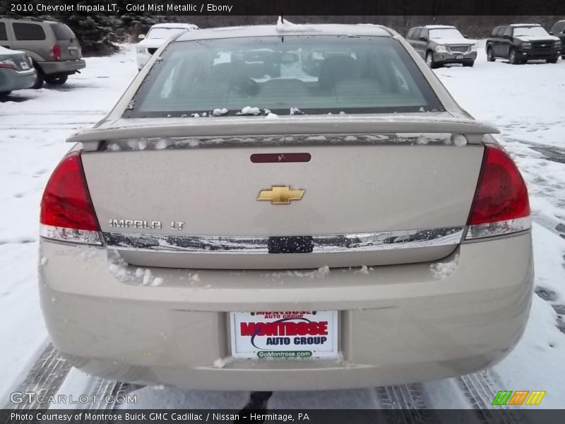 Gold Mist Metallic / Ebony 2010 Chevrolet Impala LT