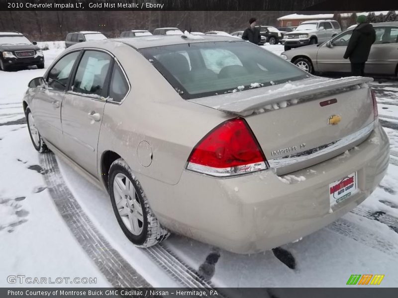 Gold Mist Metallic / Ebony 2010 Chevrolet Impala LT
