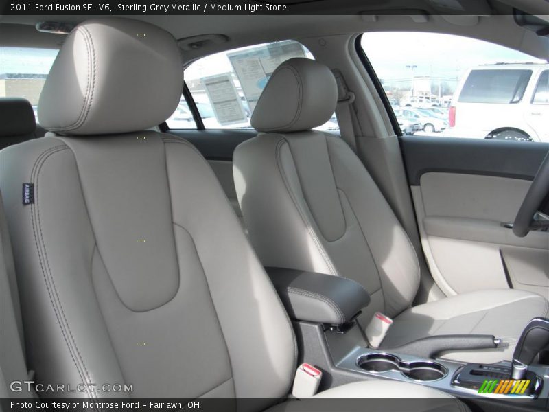 Sterling Grey Metallic / Medium Light Stone 2011 Ford Fusion SEL V6