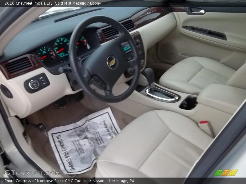Gold Mist Metallic / Ebony 2010 Chevrolet Impala LT