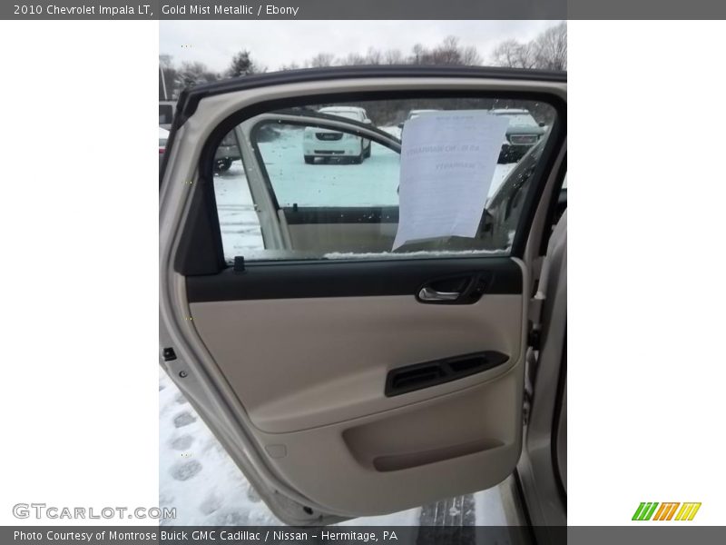 Gold Mist Metallic / Ebony 2010 Chevrolet Impala LT