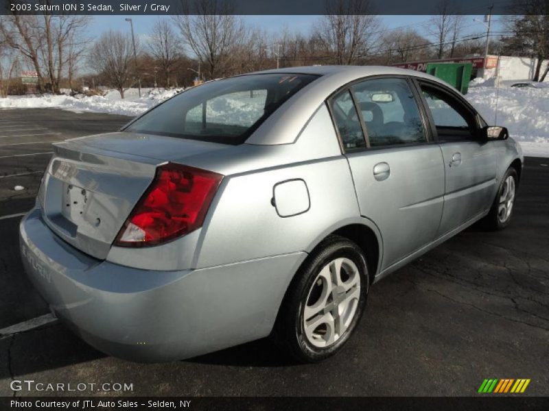 Silver / Gray 2003 Saturn ION 3 Sedan