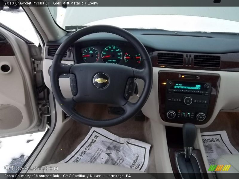 Gold Mist Metallic / Ebony 2010 Chevrolet Impala LT