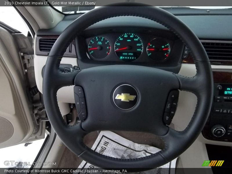 Gold Mist Metallic / Ebony 2010 Chevrolet Impala LT