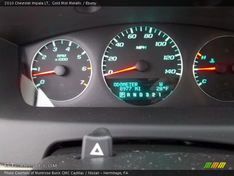 Gold Mist Metallic / Ebony 2010 Chevrolet Impala LT