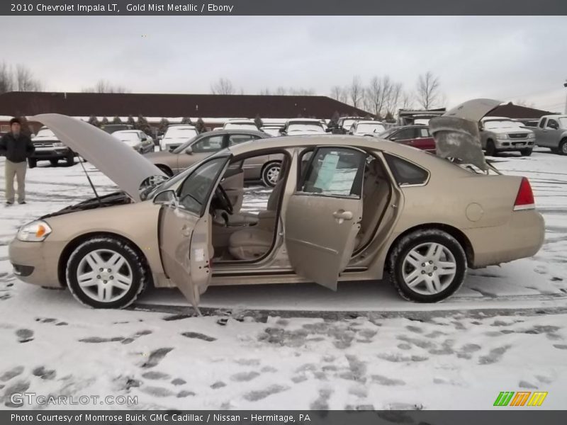 Gold Mist Metallic / Ebony 2010 Chevrolet Impala LT