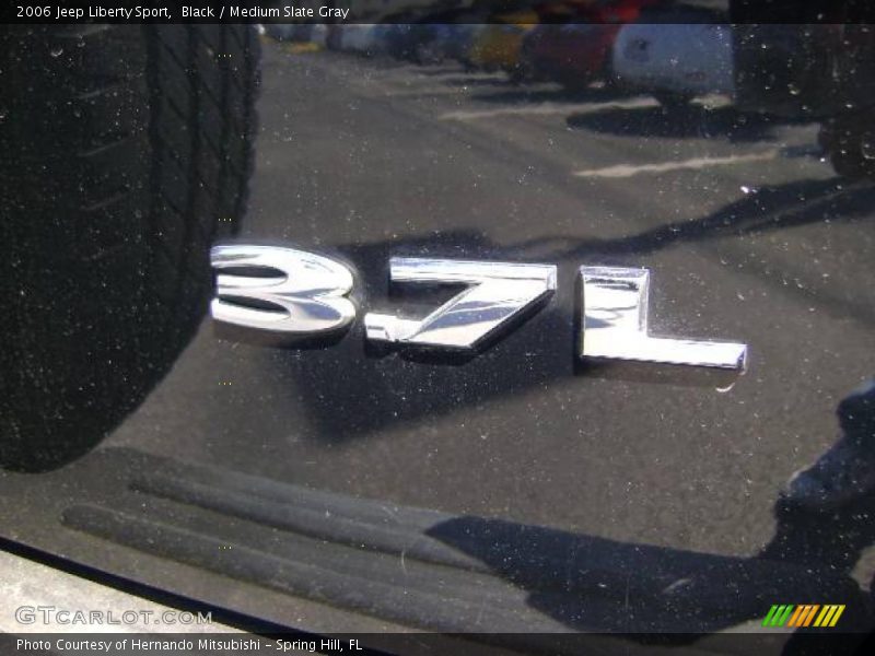 Black / Medium Slate Gray 2006 Jeep Liberty Sport