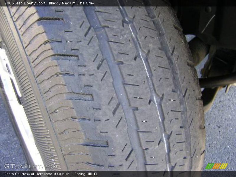 Black / Medium Slate Gray 2006 Jeep Liberty Sport