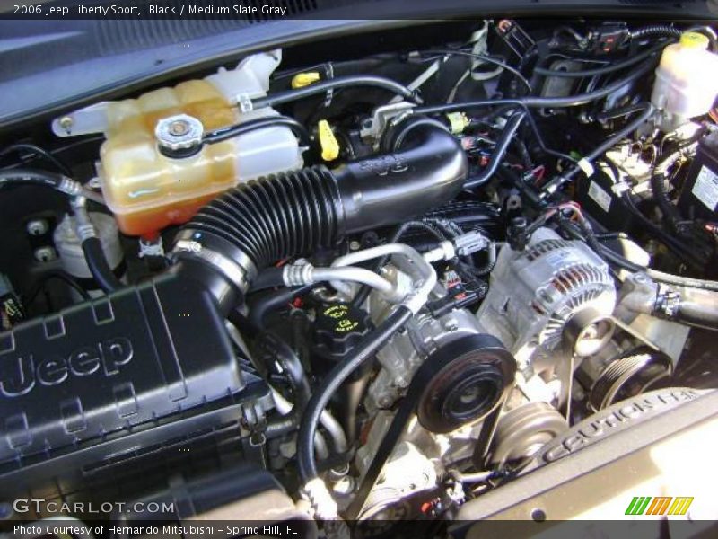 Black / Medium Slate Gray 2006 Jeep Liberty Sport