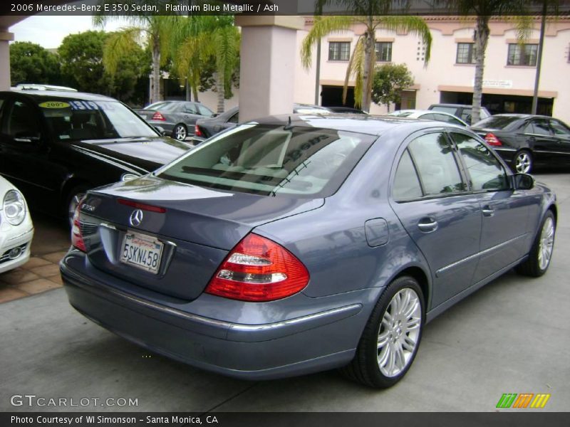 Platinum Blue Metallic / Ash 2006 Mercedes-Benz E 350 Sedan
