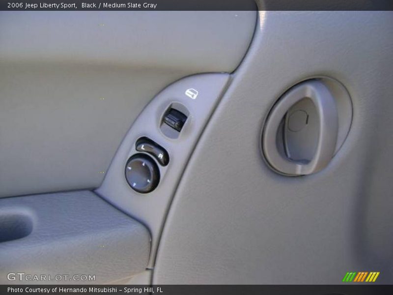 Black / Medium Slate Gray 2006 Jeep Liberty Sport