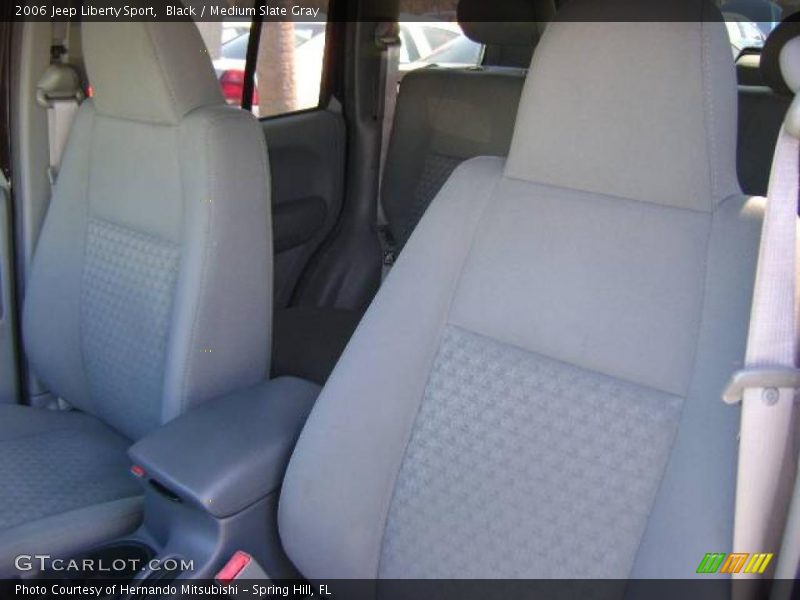 Black / Medium Slate Gray 2006 Jeep Liberty Sport