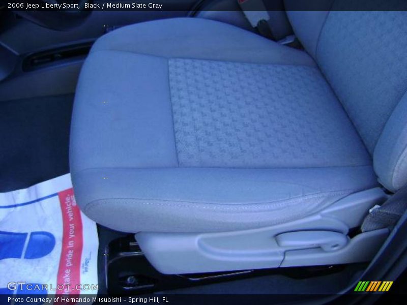 Black / Medium Slate Gray 2006 Jeep Liberty Sport