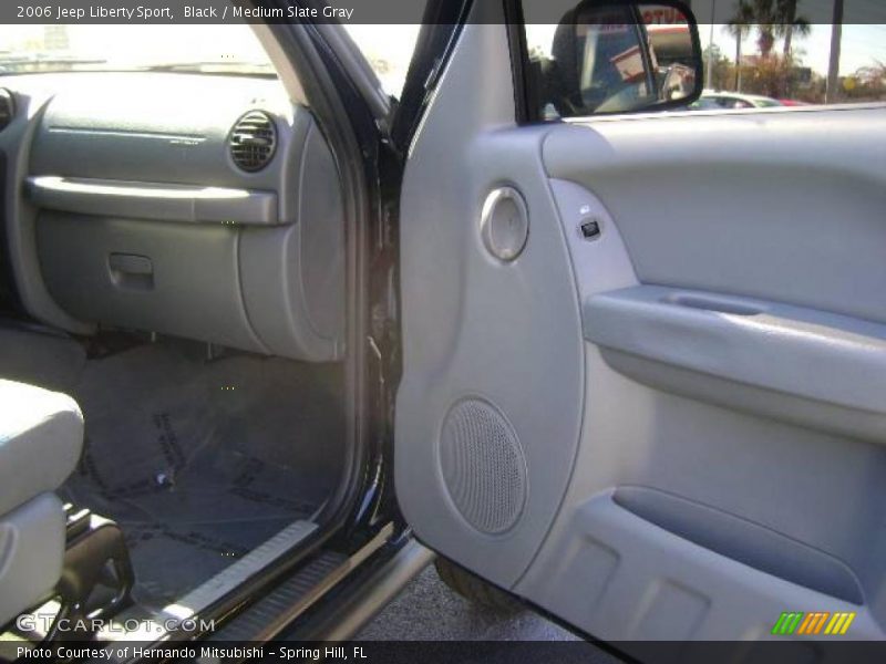 Black / Medium Slate Gray 2006 Jeep Liberty Sport