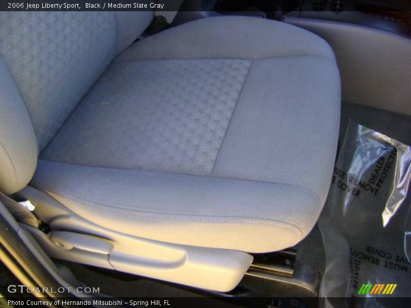 Black / Medium Slate Gray 2006 Jeep Liberty Sport