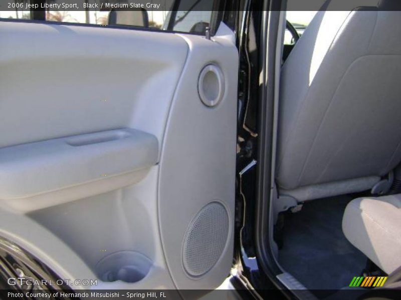 Black / Medium Slate Gray 2006 Jeep Liberty Sport
