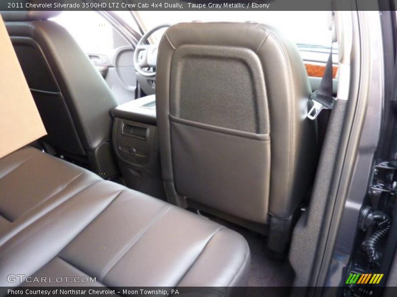 Taupe Gray Metallic / Ebony 2011 Chevrolet Silverado 3500HD LTZ Crew Cab 4x4 Dually