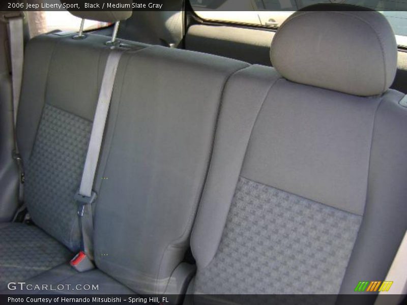 Black / Medium Slate Gray 2006 Jeep Liberty Sport