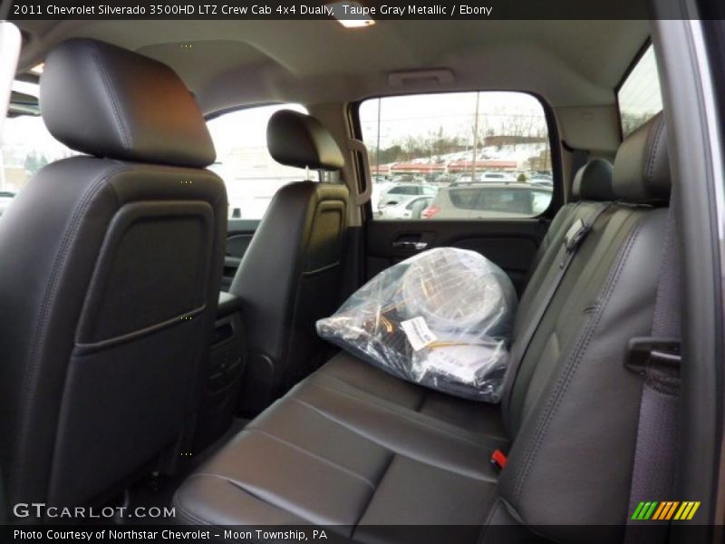 Taupe Gray Metallic / Ebony 2011 Chevrolet Silverado 3500HD LTZ Crew Cab 4x4 Dually