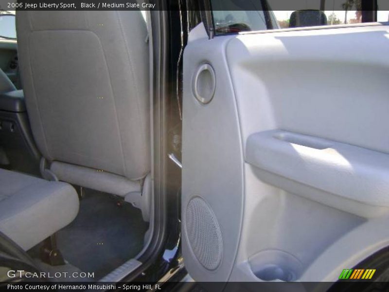 Black / Medium Slate Gray 2006 Jeep Liberty Sport