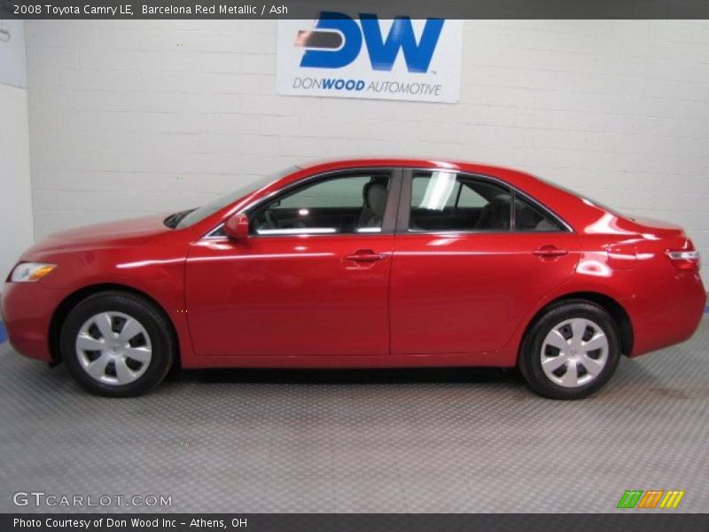 Barcelona Red Metallic / Ash 2008 Toyota Camry LE