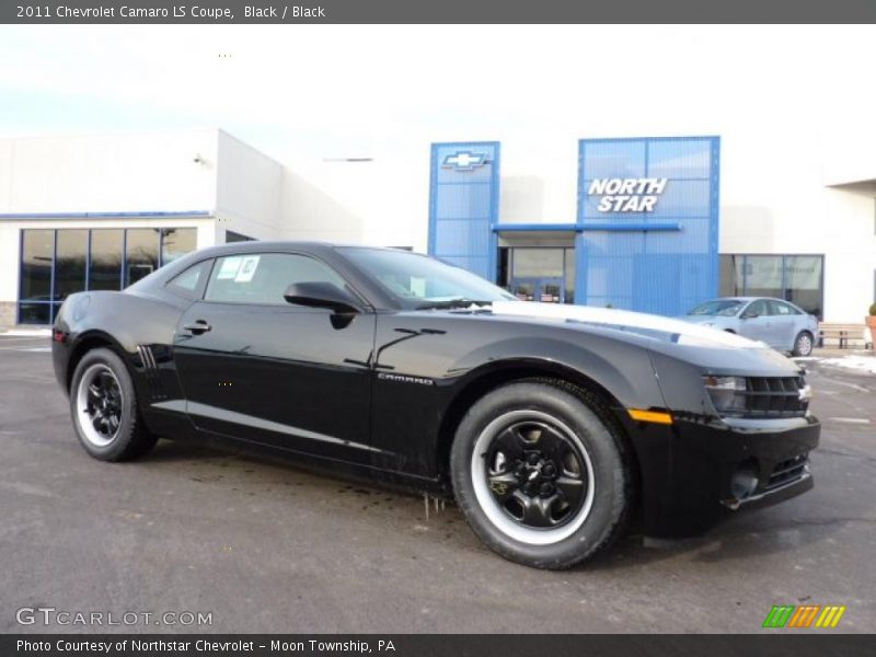 Black / Black 2011 Chevrolet Camaro LS Coupe