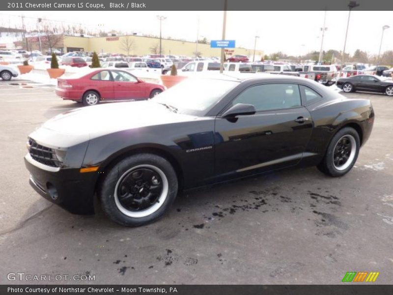 Black / Black 2011 Chevrolet Camaro LS Coupe