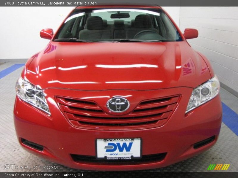 Barcelona Red Metallic / Ash 2008 Toyota Camry LE