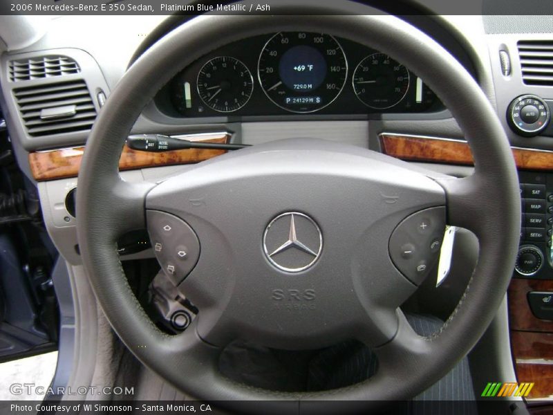 Platinum Blue Metallic / Ash 2006 Mercedes-Benz E 350 Sedan