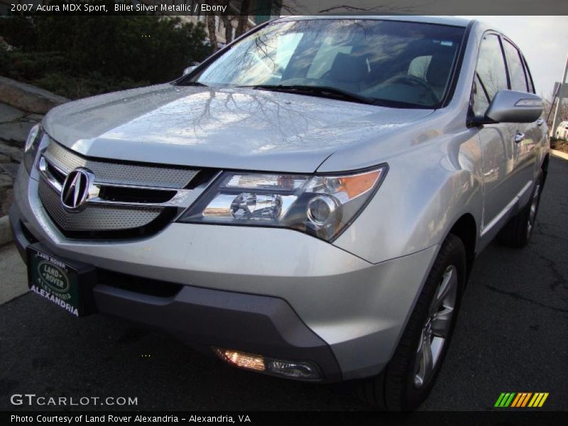 Billet Silver Metallic / Ebony 2007 Acura MDX Sport
