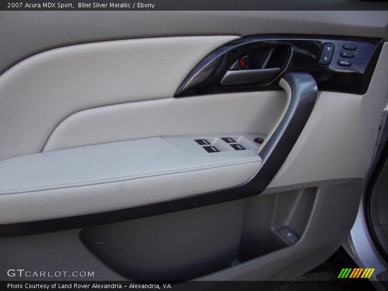 Billet Silver Metallic / Ebony 2007 Acura MDX Sport