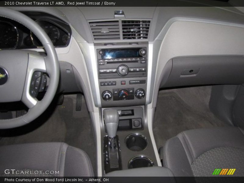 Red Jewel Tintcoat / Ebony 2010 Chevrolet Traverse LT AWD