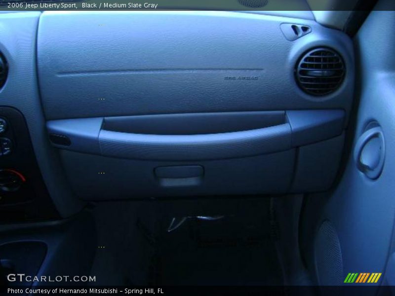 Black / Medium Slate Gray 2006 Jeep Liberty Sport