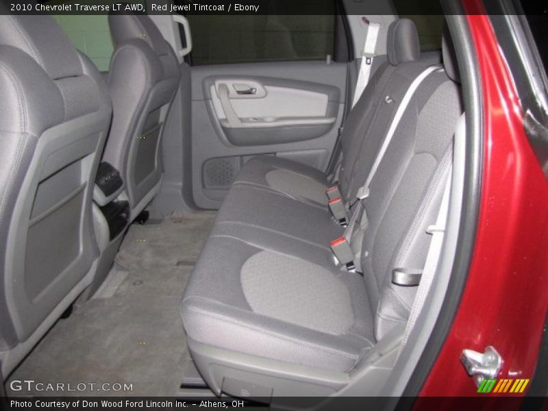 Red Jewel Tintcoat / Ebony 2010 Chevrolet Traverse LT AWD
